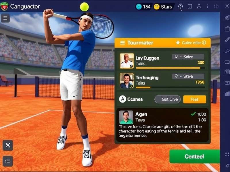 Indian Tennis Serve Conqueror tournament mode